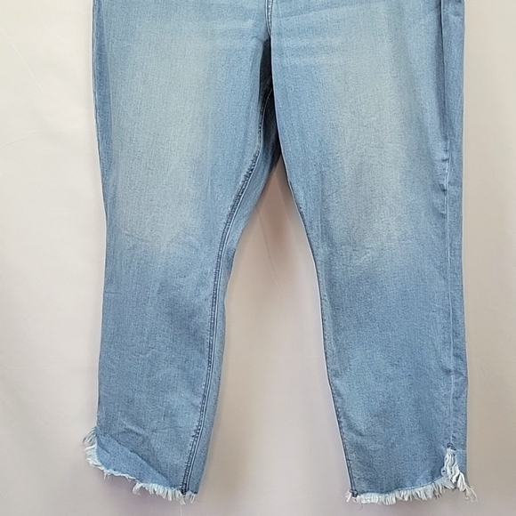 Jen 7 by & FAM Ankle Skinny Jeans Light Wash Size 18 - Picture 4 of 14